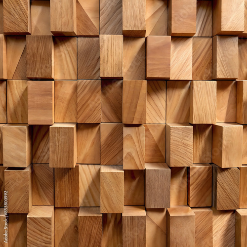 Contemporary Wooden Mosaic: A Three-Dimensional Rectangular Parquet Puzzle