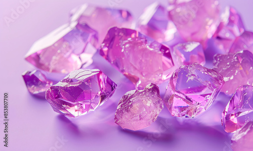 set of gemstones-generative ai