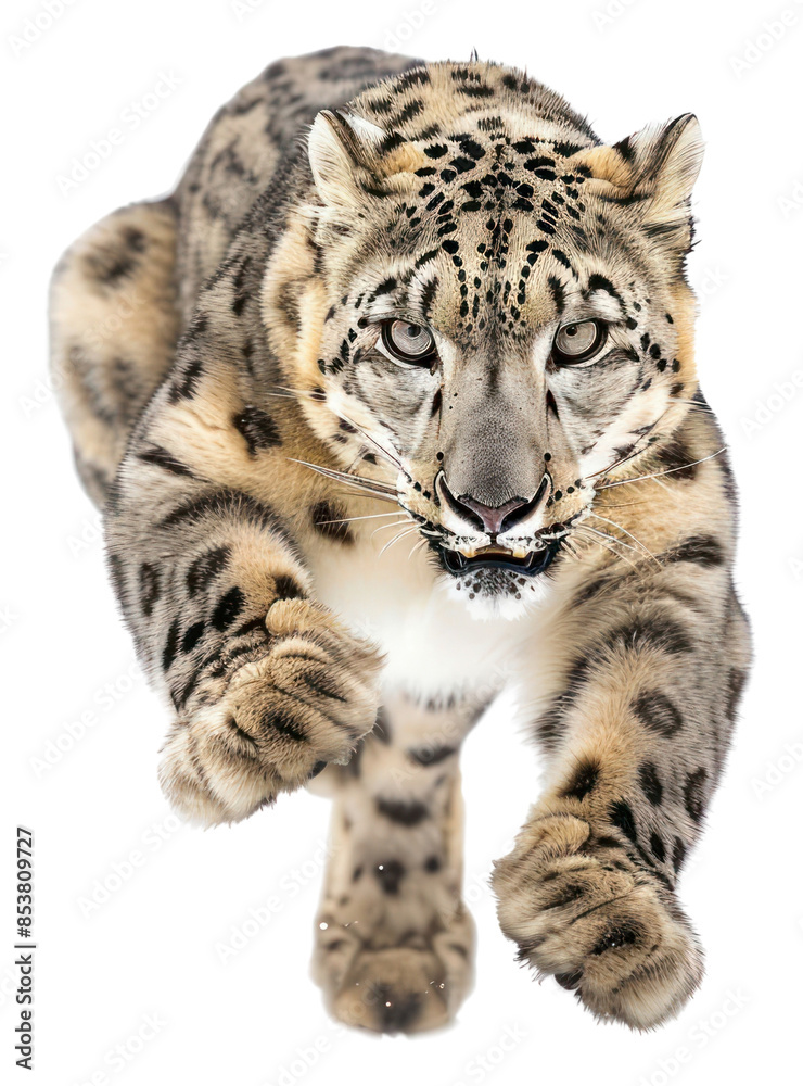 PNG Snow leopard running wildlife panther cheetah. PNG Snow leopard running wildlife panther cheetah.