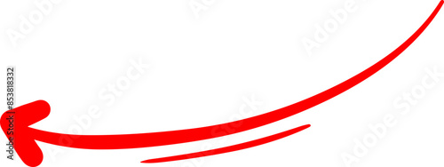 Handmade doodle arrow