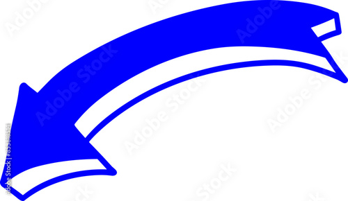 Handmade doodle arrow