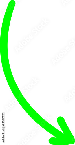 Handmade doodle arrow