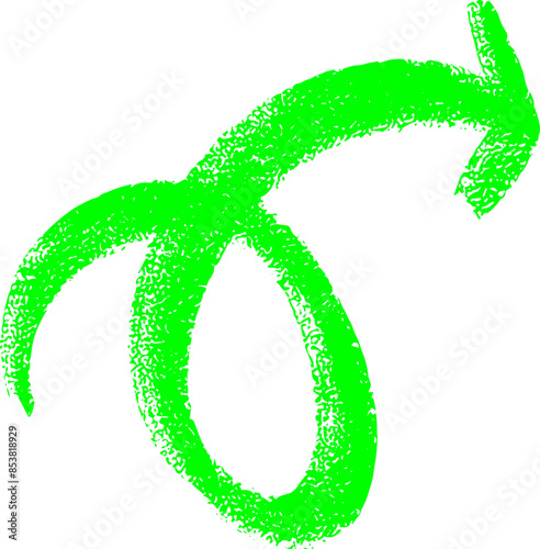Handmade doodle arrow