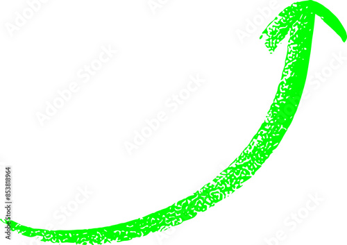 Handmade doodle arrow