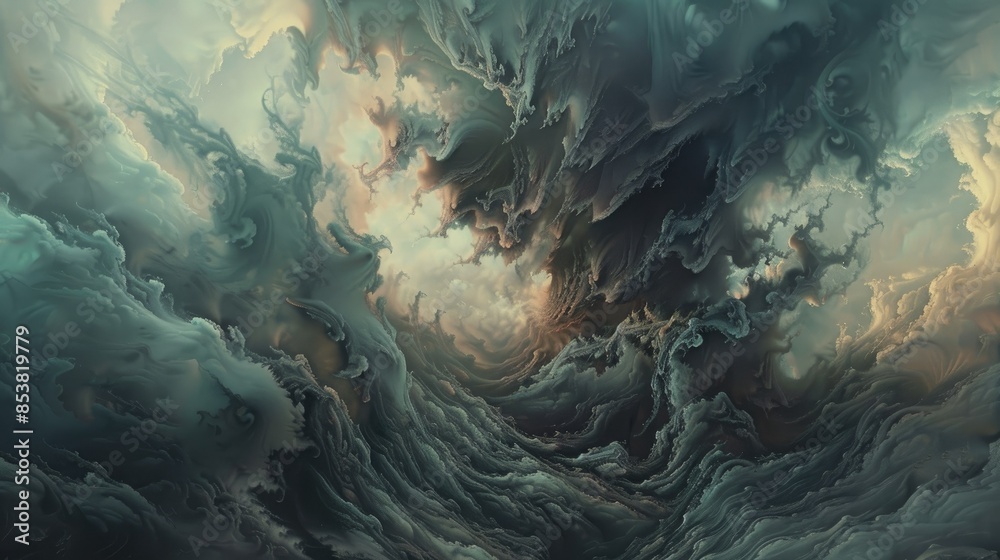 The billowing AI generated The billowing AI generated