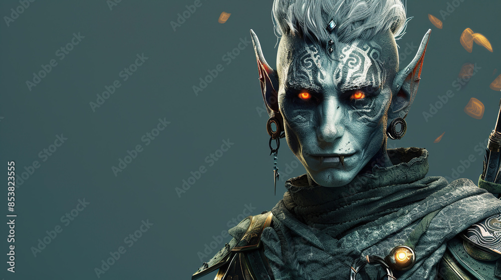 background with monters	
