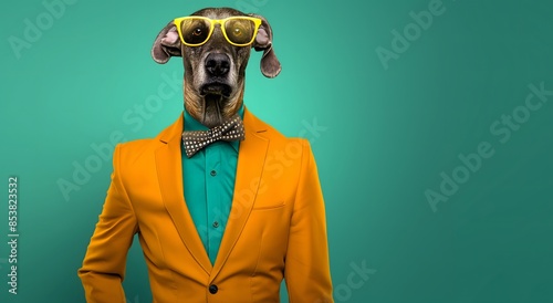 Anthropomorphic dogs wearing fashion, dog fashion shows, dog fashion shot, animals wearing fashion, animal fashion shows, animal fashion shot, © Todd's Studio
