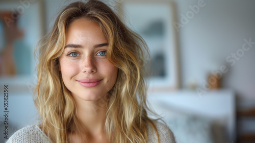 Frau blond
