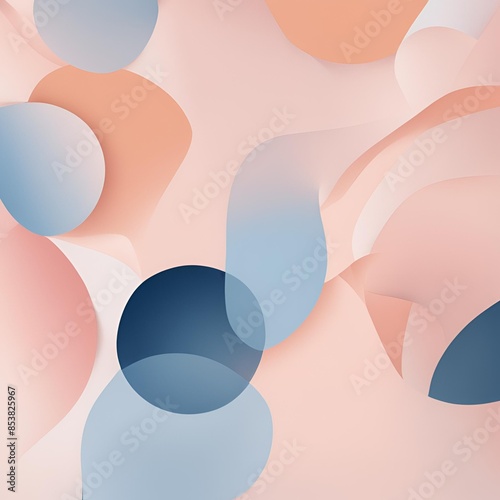 Wallpaper Mural light pink, peach, and blue colored abstract background - 1 Torontodigital.ca