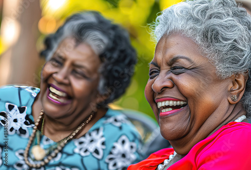 Portraits of Joyful Mature Women Embracing Life © Jelena