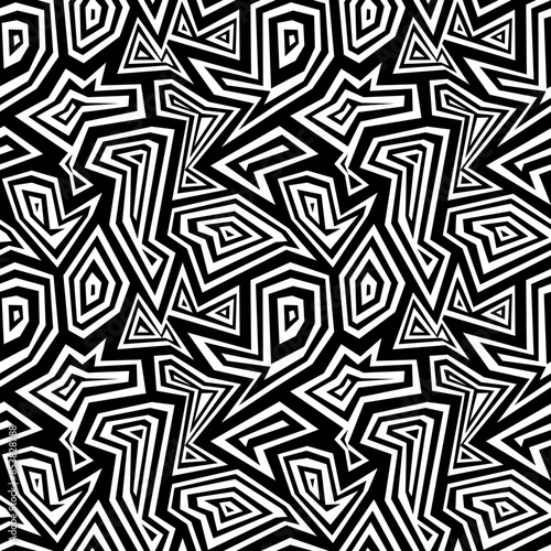 seamless stripe organic hand drawn line art seamless pattern. applicable for background, wallpaper and other decorative purpose such textile and clothing