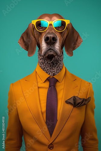 Anthropomorphic dogs wearing fashion, dog fashion shows, dog fashion shot, animals wearing fashion, animal fashion shows, animal fashion shot, © Todd's Studio