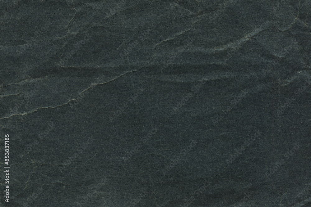 Naklejka premium Dust and scratches recycled paper for design. Distressed overlay surface. Black shabby aged photo editor layer. Ripped grunge abstract background. Copy space.