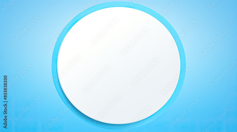 a blue circle with a white rectangular banner on it a blue circle with a white rectangular banner on it