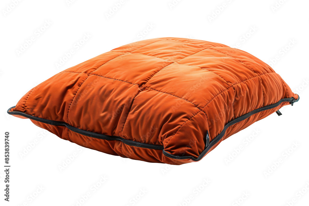 Camping pillow die cut PNG style isolated on white and transparent background Camping pillow die cut PNG style isolated on white and transparent background
