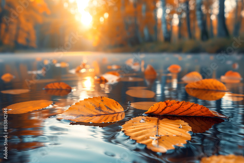 Reflections in Water Capturing the Reflection of Autumn