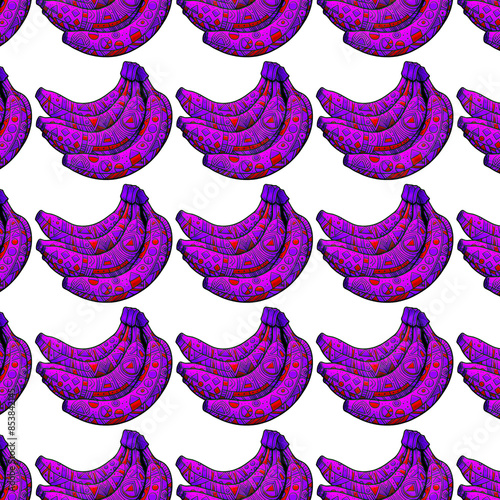 seamless pattern with bananas 
