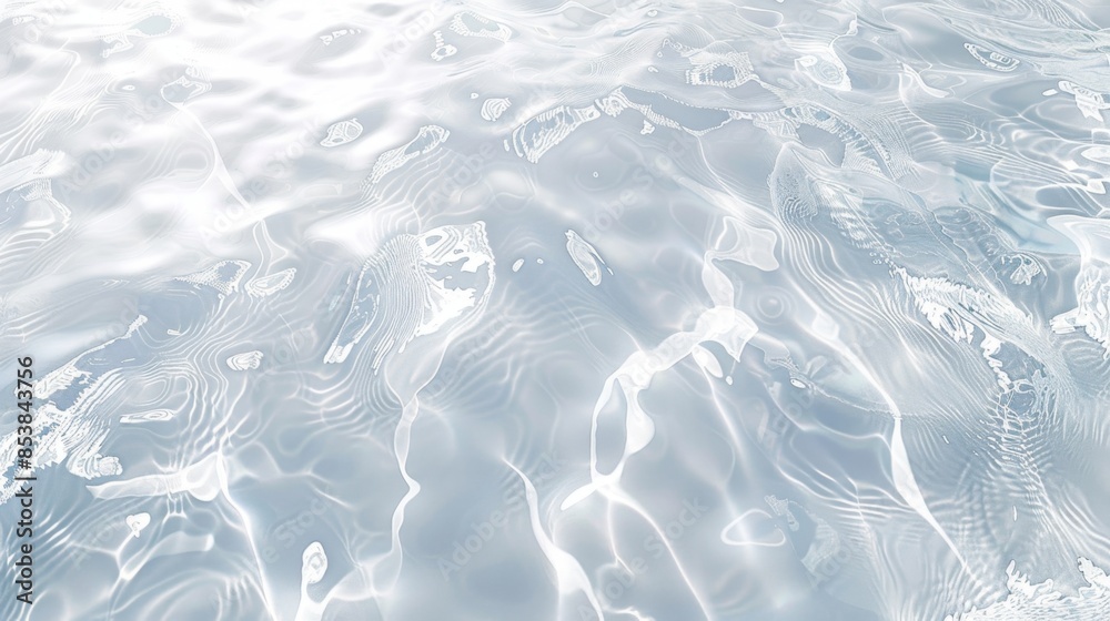 Serene Water Ripples - Generative AI Serene Water Ripples - Generative AI