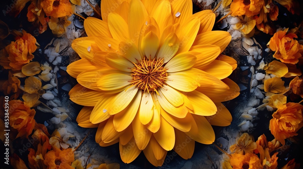 Obraz premium yellow flower