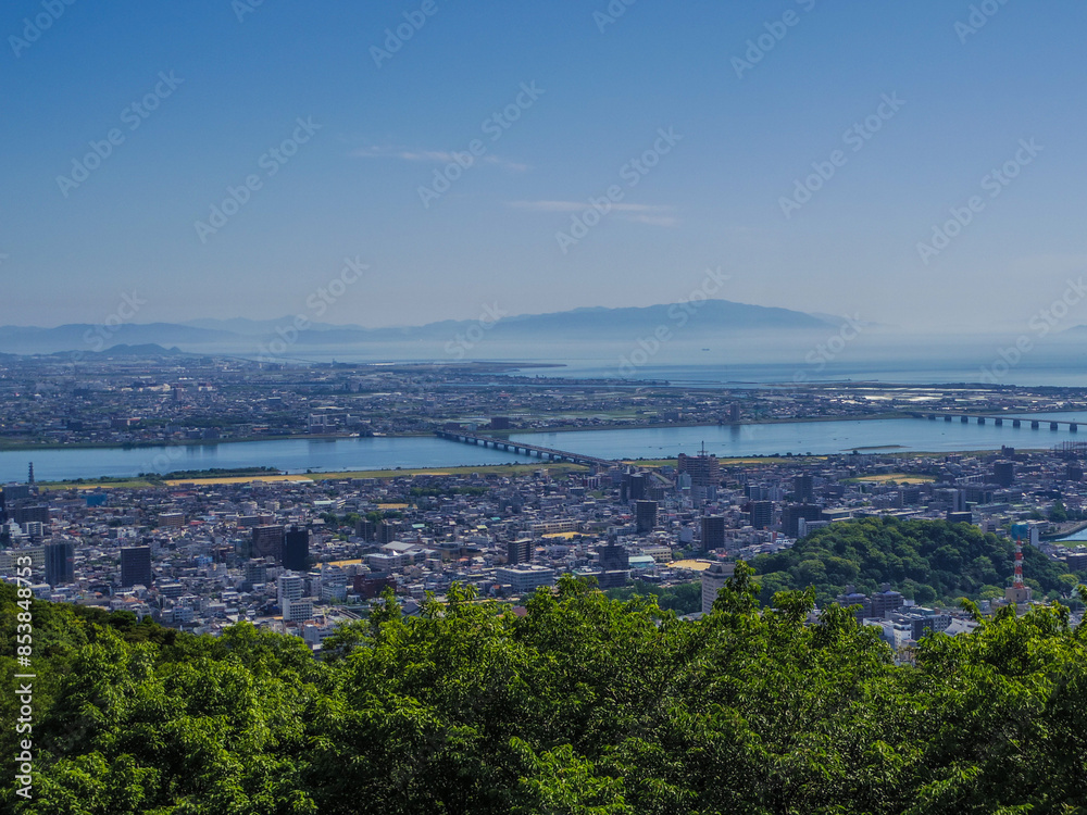 Obraz premium 【徳島県】眉山展望台からの風景