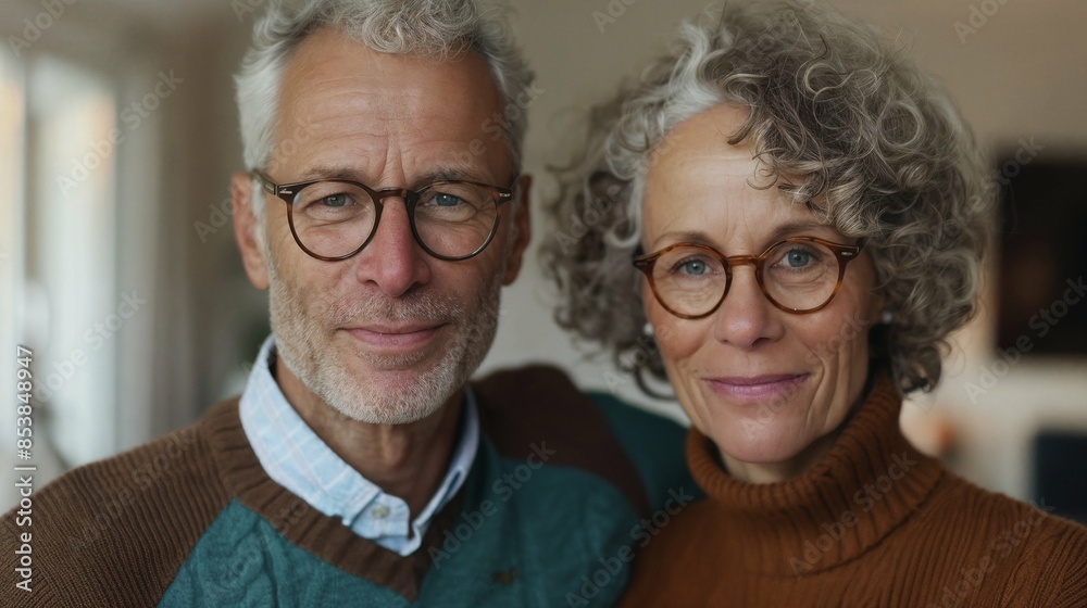 A happy elderly couple A happy elderly couple