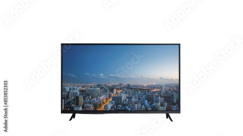 Tapety artystyczne TV on white background 