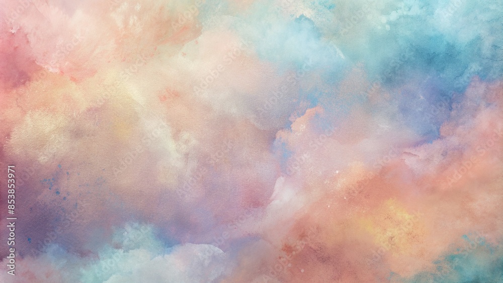 Obraz premium Background with blurred pastel colors. Pastel gradient. Watercolor blur: soft blurred background in watercolor style. Abstract pastel colors.