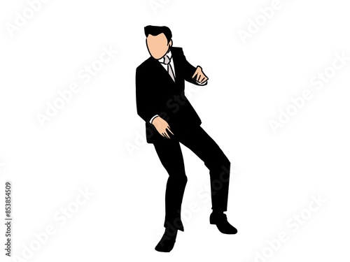 踊るサラリーマン