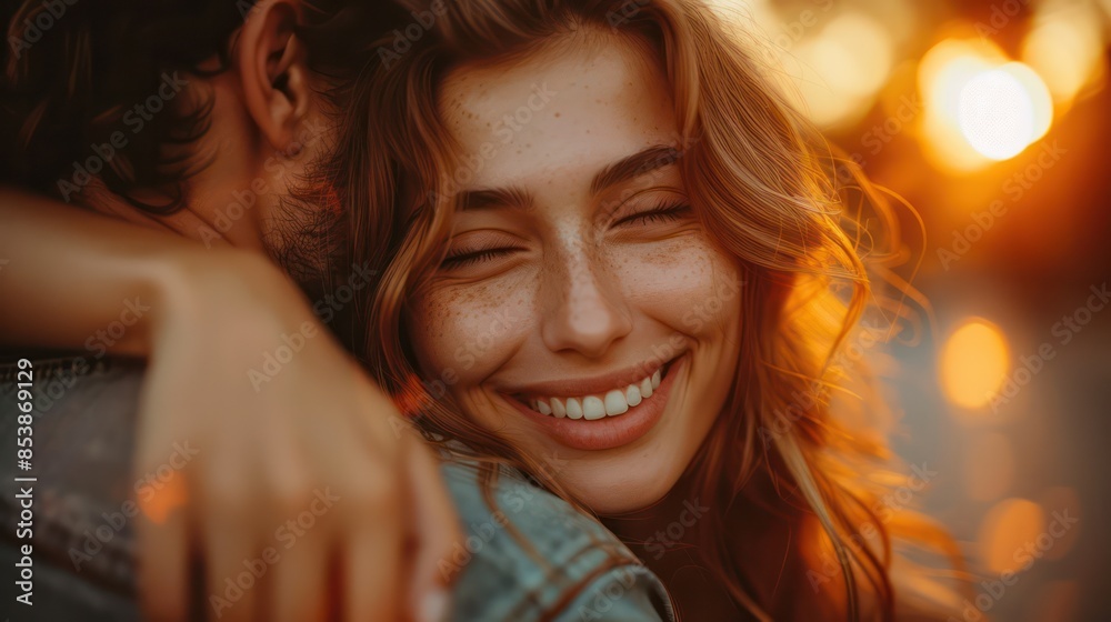 Couple comforts each other with hugs during difficult times It shows the role of oxytocin in empathy. Couple comforts each other with hugs during difficult times It shows the role of oxytocin in empathy.