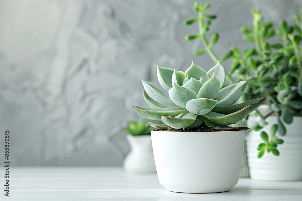 Two plants on table Two plants on table