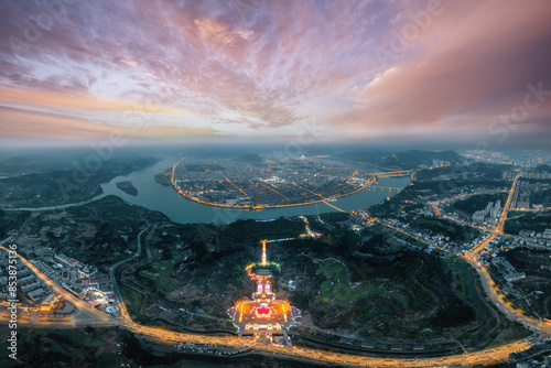 Langzhong Ancient City, Nanchong City, Sichuan Province