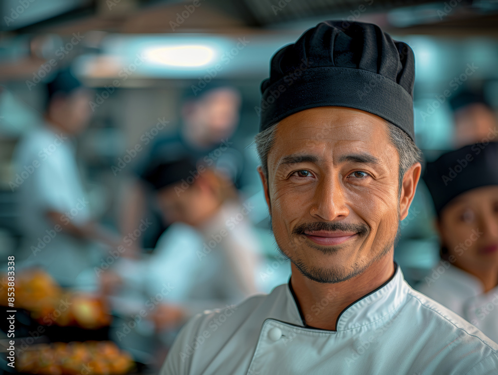 chef in restaurant chef in restaurant