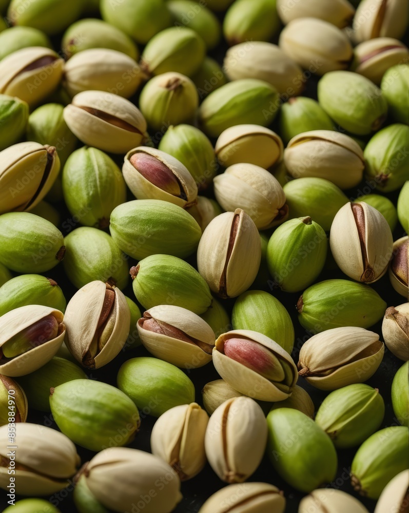 A vibrant close-up image of fresh, green pistachios, showcasing their rich color and natural texture, perfect for food enthusiasts and health-conscious viewers. A vibrant close-up image of fresh, green pistachios, showcasing their rich color and natural texture, perfect for food enthusiasts and health-conscious viewers.