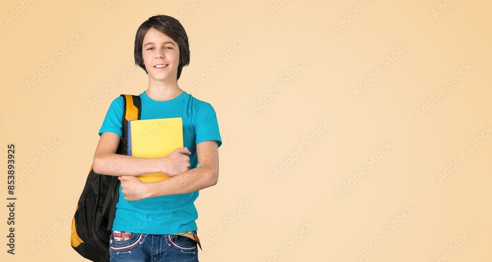 Portrait of handsome young teenage boy posing Portrait of handsome young teenage boy posing