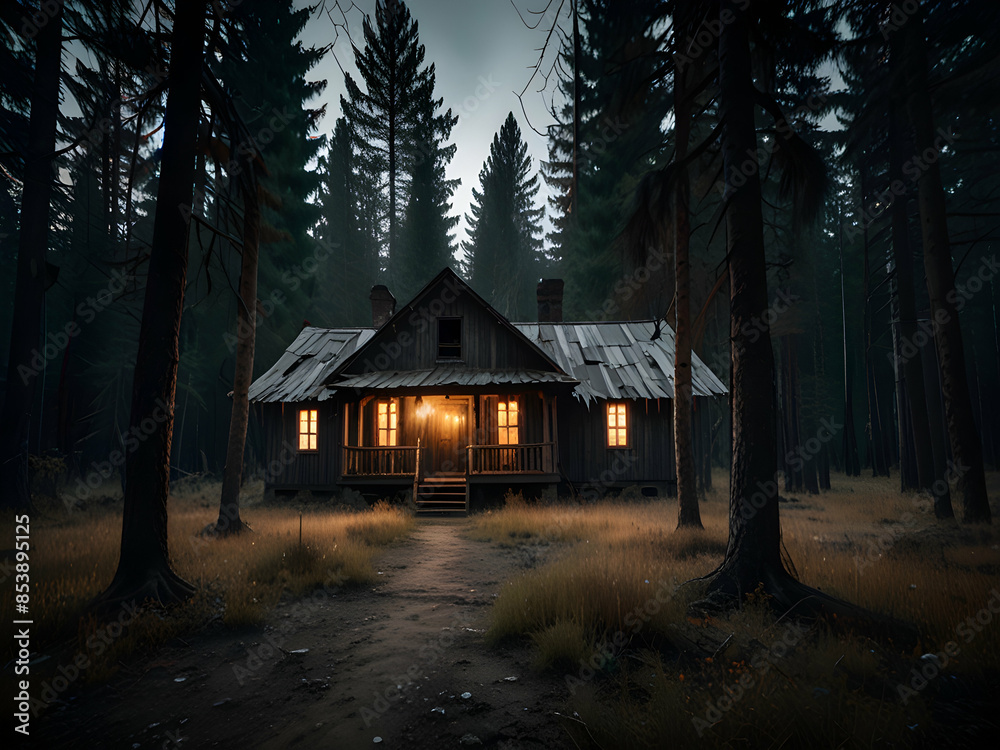 house in the forest