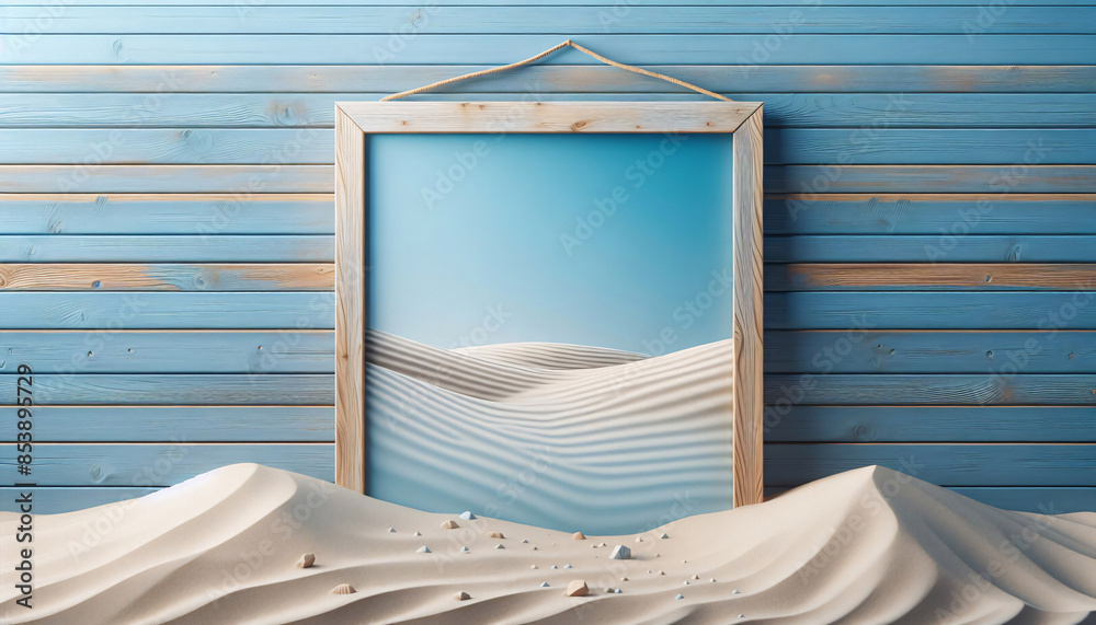 Vorlage Schild, mock up, blaue Holzwand Vorlage Schild, mock up, blaue Holzwand