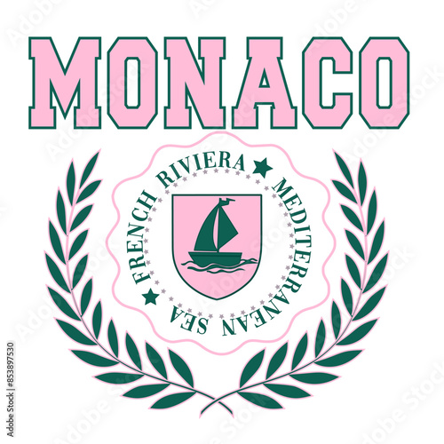 Yacht Sailing Club Nautical Varsity College collegiate teams sail health Luxe USA Trending Anchor Whreaf Graphic Tee t-shirt logo slogan graphic artwork typography tote badge emblem crest 