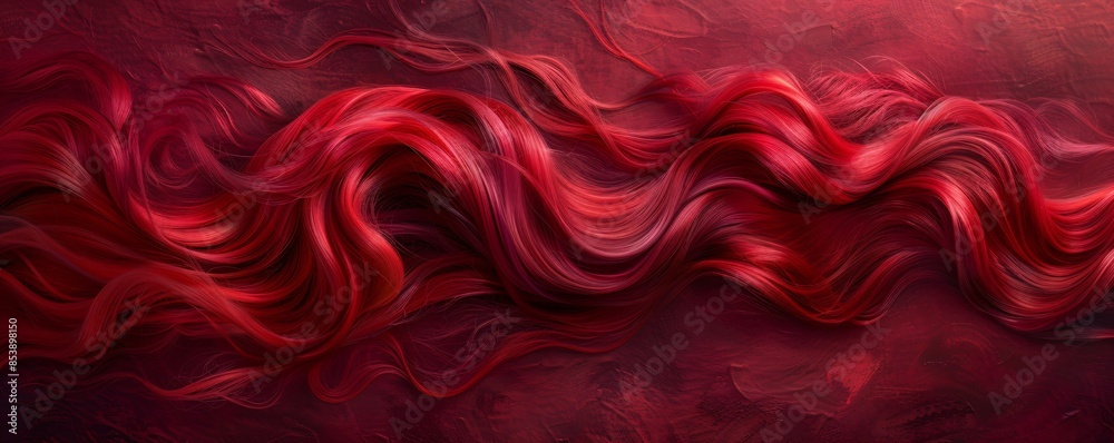 burgundy red wavy female hairstyle burgundy red wavy female hairstyle