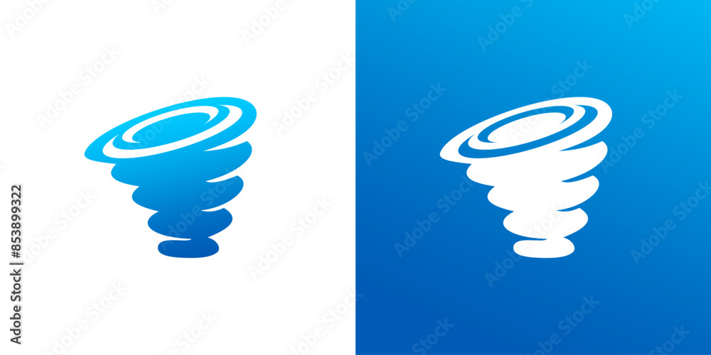 Tornado logo icon vector abstract sign cyclone funnel background illustration Tornado logo icon vector abstract sign cyclone funnel background illustration
