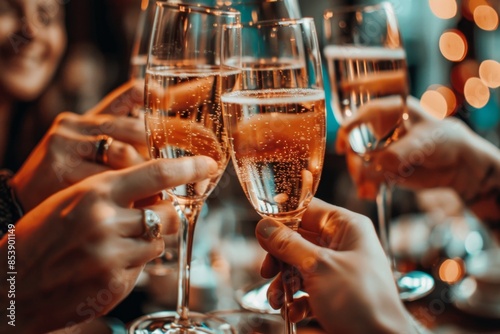 Soirée joyeuse entre amis