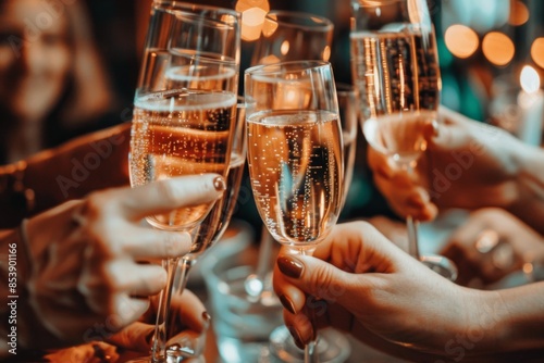 Soirée joyeuse entre amis