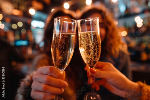 Soirée joyeuse entre amis