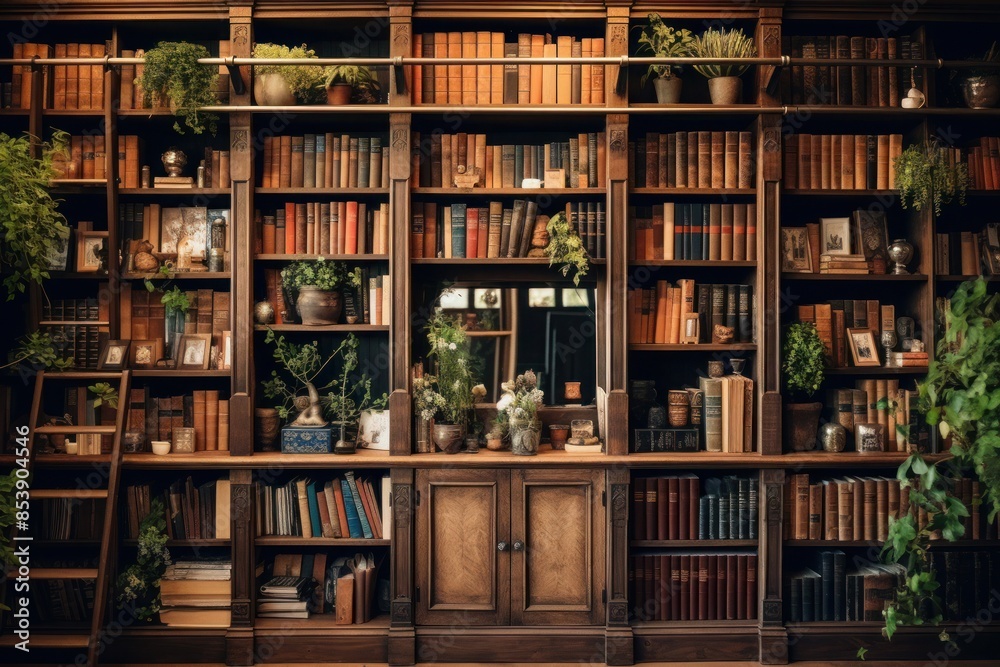 English textbooks on bookshelf Library education background English textbooks on bookshelf Library education background