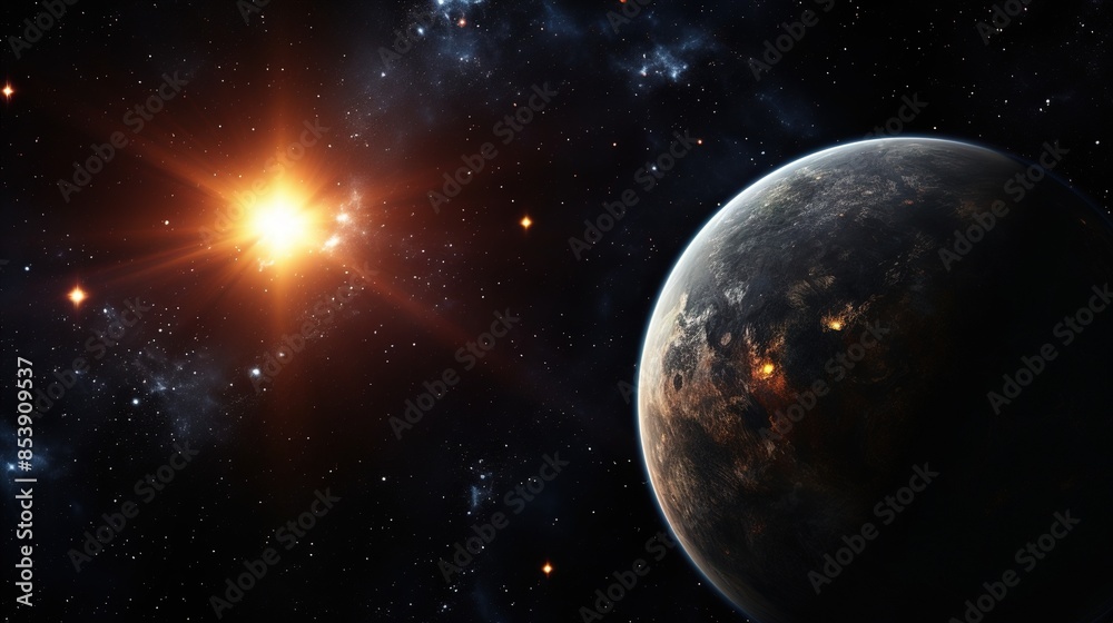 Obraz premium planet in space