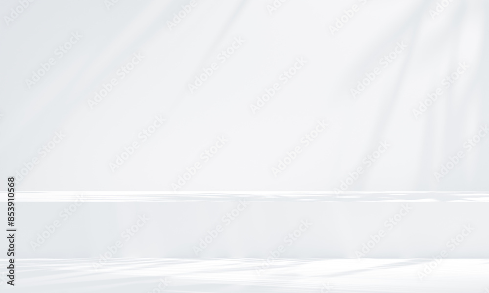 Minimal product placement. white podium display for product presentation. 3d illustration Minimal product placement. white podium display for product presentation. 3d illustration