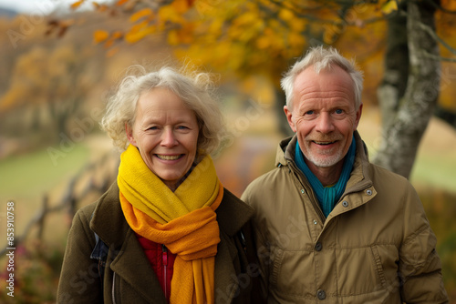 A Swedish older couple, bun...