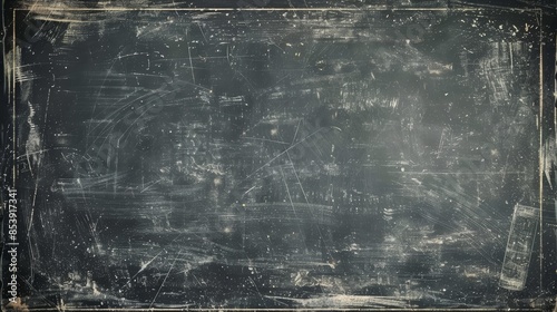 Gray color vintage dust grain texture Old film noise scratch analog tv defect stained chalkboard worn tape retro grunge abstract background tilted angle soft lighting photo