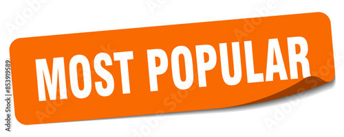 most popular sticker. most popular label