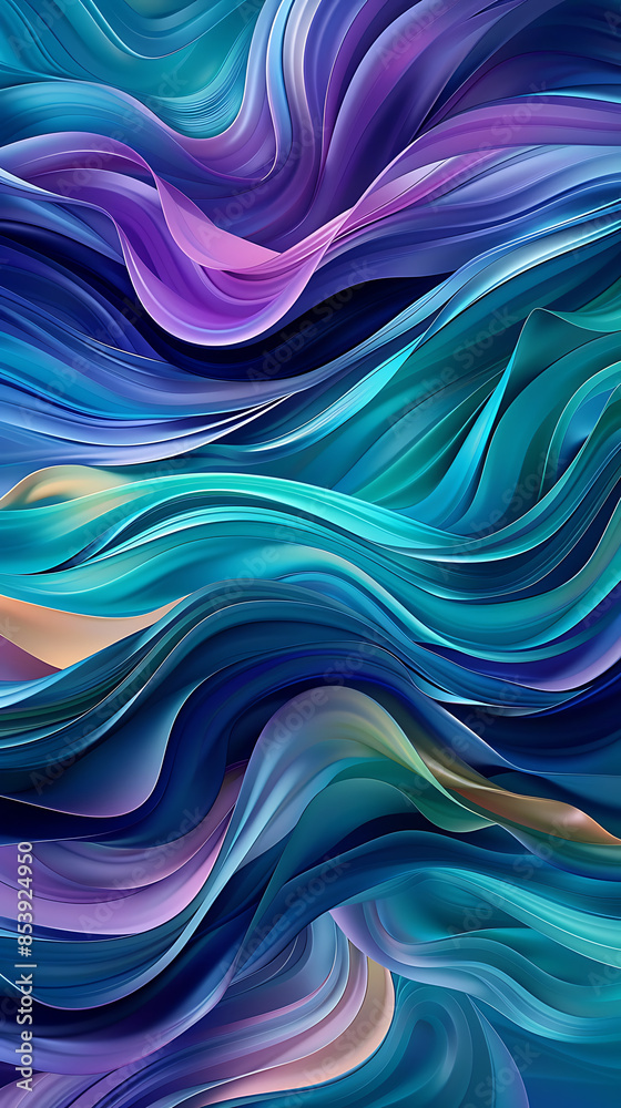 Symphony of Vibrant Abstract Curves and Patterns Symphony of Vibrant Abstract Curves and Patterns