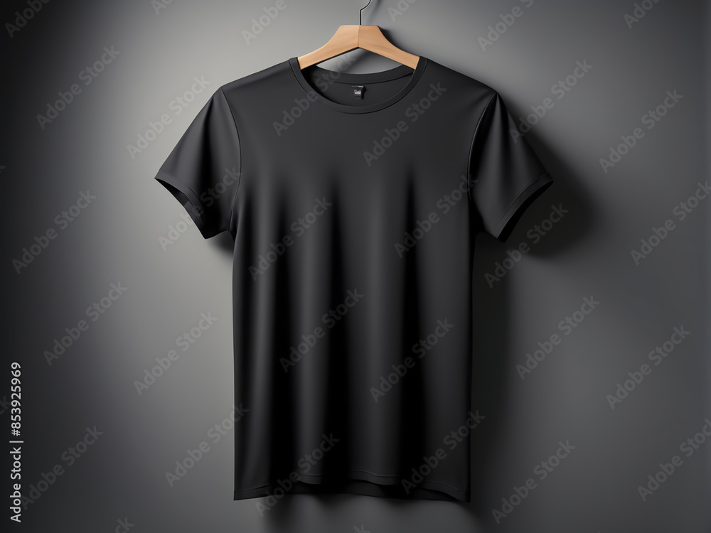 black t-shirt blank realistic mockup, background design, mock-up black t-shirt blank realistic mockup, background design, mock-up